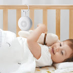 VEVOR Sound Machine, 30 Soothing Sleep Sounds, 3-in-1 Portable and Hangable White Noise Sound Machine with Auto-Off Timer, Soft Ring Light and Memory Function, for Baby, Adults, Home, Office & Travel