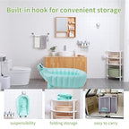 | Inflatable Baby Bathtub,Newborn Bathtub Seat for Infant,Non-Slip Baby Pool for Sitting up,Foldable Toddler Tub Shower,Portable Travel Bath for Kids 0-6 Year