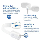 Baby Proofing Toilet Seat Locks Set - Toilet Lid Locks & Multi-Purpose Safety Locks - Easy Installation Child Locks Set with 3M Adhesive - No Tools Required (Pack of 2)