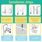 teytoy My First Baby Crib Mobile, Black and White Baby Mobile for Crib, High Contrast Mobile Toy for Newborn Infants Boys and Girls