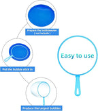 Big Bubble Wands Set, 14pcs Random Color Plastic Giant Bubble Wands Bubble Maker Kids Summer Toy for Outdoor Activities