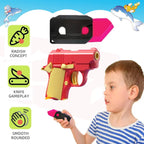 Fidget Toys Pistol, 3D Gravity Mini 1911 Fidget Pistol Toys,Fidget Sensory Toys,Stress Relief for Adults, Suitable for Relieving ADHD, Anxiety, Best Gift for Adults and Kids(Knife and Red Pistol)