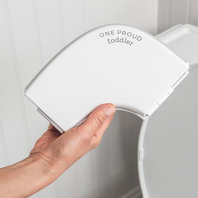 Premium Travel Potty Seat – Compact, Non-Slip, Made in USA Seat, No-Pinch Locking Hinges, Easy to Clean, Includes Machine-Washable Carry Bag