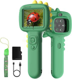 Microscope Camera for Kids Gifts Toys- Handheld Pocket Microscopes with 2.4" Screen and Autofocus - Mini Digital Educational Science Kit for Christmas Birthday for Age 3-5 5-7 8-12 Girls Boys (Green)