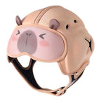 Baby Safety Helmet for Crawling & Walking - Ultra Lightweight Adjustable Infant Head Protector 10-24 Months, Breathable Anti-Collision Soft Helmet with Secure Fit Design (Capybara)