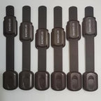 Child Safety Cabinet Locks for Baby Proof,Child Proof Safety Locks for Cabinets,Drawers,Cupboard,Oven,Fridge,8Packs Brown Locks,BAOWEIJD