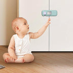 5Pack Child Proof Refrigerator Lock, Baby Proofing Cabinet Locks, oven lock child safety, fridge lock, for Fridge, Drawers, Dishwasher, Oven, Cupboard, Closet, Adhesive, No Tools Need(Green)