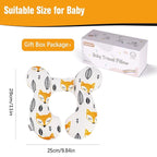 KAKIBLIN Baby Neck Pillow, Upgraded Baby Support Pillow for Head and Neck, Babies Head Pillow for Car Seat,Pushchair,Travel(Yellow Fox)