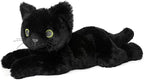 Black Cat Stuffed Animals, Microwavable Stuffed Animal Adorable Fluffy Cat Plush for Warmth & Comfort, Heatable Coolable Lavender Scent Cat Toy, Cute Soft Plushies Cat Gifts for Kids Boy Girls & Adult