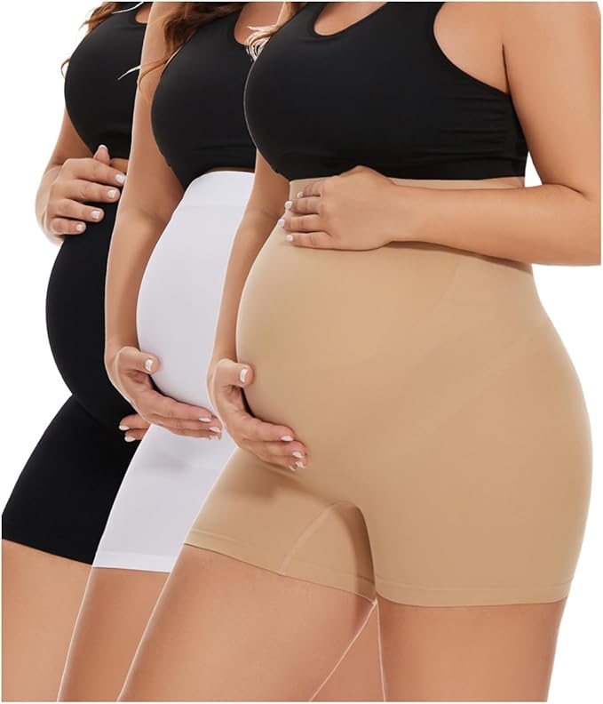 Seamless Maternity Shapewear, Belly Support Pregnancy Underwear for Maternity Photography and Baby Shower Dresses