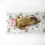 BROLEX Changing Pad Covers for Baby: Boy Girls Ultra Stretchy Soft 2 Pack, Snowy Forest