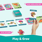 Bloomingo Gobble Till You Wobble: Fun Card Game for Kids & Adults; Perfect for Family Gatherings & Travel; Ages 6+; Blue
