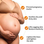 Stretch Mark Pregnancy Oil, Natural Oil Skincare Body Oil Serum for Scars and Stretch Marks, Face with Vitamin E & A for Sensitive Dry Skin and Body Moisturizer