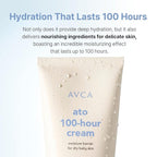 AVCA Ato 100-Hour Baby Cream for Dry, Sensitive Skin and Long-Lasting Moisture 200ml/6.76fl. oz.