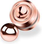 Fidget Slider Toy,Steel Ball Orbiter Magnetic Slider Sensory Toys,360° Rotation Anxiety Stress Relief Toy for Adult,Students ADHD,ADD Autism,Rose Red