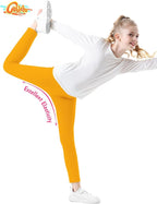 Girls Leggings Cotton Leggings for Toddler Footless Girls Pants Stretchy Baby Girl's Pants Infant Basic Leggings Size 6M -14Y