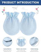 Cute Baby Mittens Newborn, No Scratch Baby Boy Mittens, Baby Girl Hat Gloves for Toddlers, Infant, Newborn