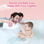 Baby Bath Seat for Babies 6 Months & Up, Non-Slip Bath Seats for Babies Sitting up,Bath tub Seat with Suction Cups,Safe & Comfortable Bath Chair Baby, Pink