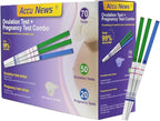 Ovulation Test Plus Pregnancy Test Combo, Early Pregnancy Detection, Ovulation Home Test, Conception Preparation Package