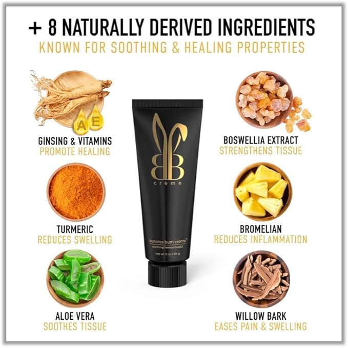 5% Lidocaine Rapid Hemorrhoid Soothing Cream, 2 oz, Maximum Strength for Fast Acting for Pain, Burning, Itching, Swelling & Discomfort.