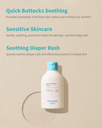 GOONGBE Baby Soothing Powder Lotion - Korean Baby Quick Buttocks Soothing Diaper Irritation Relief for Baby's Sensitive Skin - Dermatologically Tested - Non Flaky Powdery Lotion, 5.07 fl.oz.