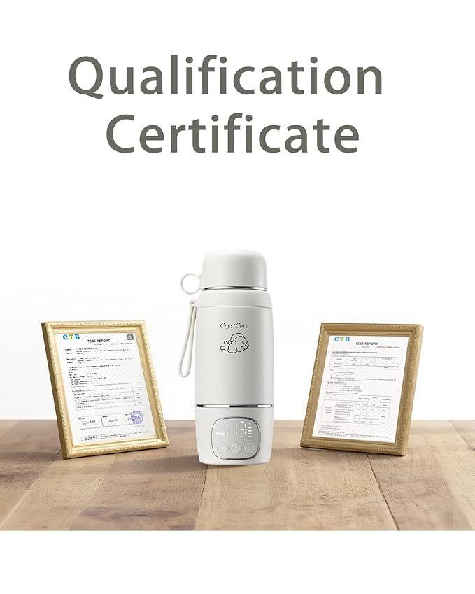 Portable Milk Warmer for Travel,Dual Heating Modes for Breast Milk & Water, Portable Bottle Warmer with Fast Heating,16000mAh Long Battery Life for Baby on The Go,17 Oz for Travel