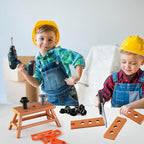 Kids Tool Box–Zealous 48 PCS Pretend Play Tools Toys for Toddler,Electric Drill Kids Tool Kit for Boys & Girls Ages 3-8 Years Old, Construction Tool Kit Playset for Boys