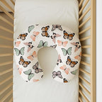 Nursing Pillow Covers 2 Pack, Breastfeeding Pillow Slipcovers Soft and Stretchy, Nursing Covers for Baby Girls Boys Newborn