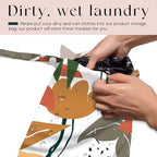 Wet Bag, Wet Dry Bag, Wet Bag for Swimsuit, Travel, Beach, Pool, Diapers, Dirty Yoga Gym Clothes, Makeup Bag, Waterproof Tropical Palm Leaves Decor Jungle Palm Leaf Favors