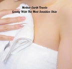 Mother-Earth 6-Pack Bath Washcloths 12"x12" - Soft and Absorbent Face Towels, Quick-Drying Wash Cloths for Sensitive Skin, Premium Quality for Daily Use (Pink Cotton)