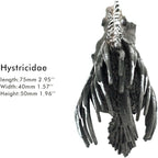 FUNSHOWCASE African Jungle Animals Hystricidae Toy Figure Realistic Plastic Figurine Height 2.4-inch