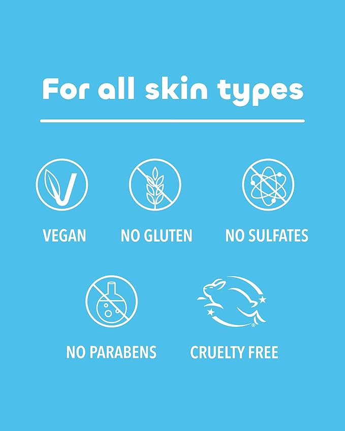 Seaweed Bath Co. Hydrate Body Wash - Unscented | Foaming Shower Gel Cleanser with Natural Ingredients | Fragrance Free and Gentle | Good For Sensitive Skin | 12 oz (Pack of 2)