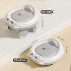 Portable Travel Potty, Training for Baby to Toddler, Travel Toilet Seat with Charts and Storage Bag, Folding Potty for Kids Boys Girls Indoor and Outdoor (Gray)