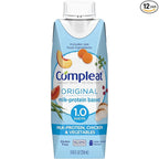 Nestle Compleat Original Tube Feeding Formula Unflavored 8.45 oz Carton, 12 Count