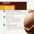 Mambino Organics Oh Baby! Belly Oil – Organic Elasticity Oil with Egyptian Calendula, Vietnamese Tamanu & Dutch Shea – Pregnancy Oil for Stretch Marks – Cruelty-Free Maternity Care, 3-Pack 2 fl oz