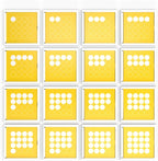 Matatalab Magnetic 3D Map, 16pcs (10x10cm) Magnetic Grids for Coding Robot Set for Kids