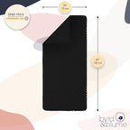 Byrd & Blume Maternity Nursing Cover Breathable Lightweight Breastfeeding Cover Wrap Shawl Scarf Poncho Full 360 (Black, One size)