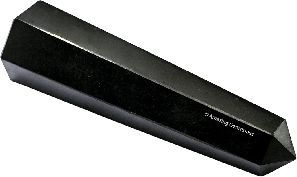 Amazing Gemstone Shungite Crystal Towers - Natural Healing Crystal Point Obelisk for Reiki Healing and Crystal Grid (3 Inch)