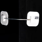 Refrigerator Lock,Combination Lock for Refrigerator Cabinets,Heavy Duty Fridge Lock,Child Safety Cabinet Locks,Easy Install No Keys Needed (White 2pcs)