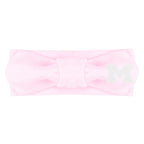 Creative Knitwear Michigan Wolverines Infant Girls Pink Solid Hair Knot Headband Embroidered Logo - Size Newborn - 4T