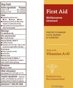 A+D First Aid Ointment, Multipurpose Dry Skin Moisturizer and Skin Protectant, 1.5 Oz (Pack of 3)