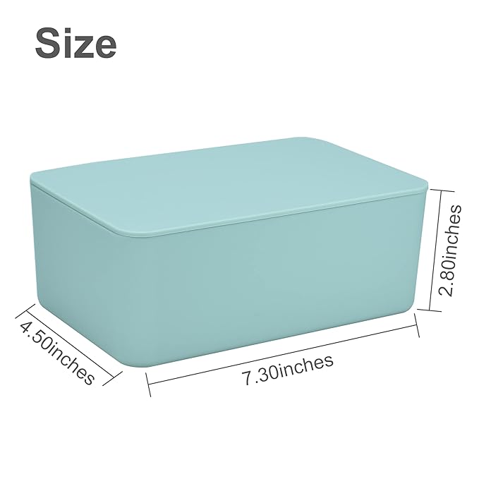 Diaper Wipes Dispenser, Baby Wipes Case, Baby Wipe Holder Keeps Diaper Wipes Fresh, Wipe Container with Non-Slip Feet (Green)