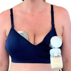 Supermom Hands Free Pumping and Nursing Bra - Hands Free Nursing Bra for Pumping - Breastfeeding Bras for Women
