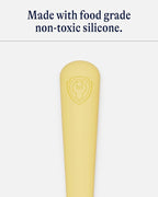 Lalo PAW Patrol Utensils - Toddler Fork and Spoon Set - Stainless Steel and Silicone Ergonomic Toddler Utensils - Children Safe Flatware Set - 2 Pieces - Rubble