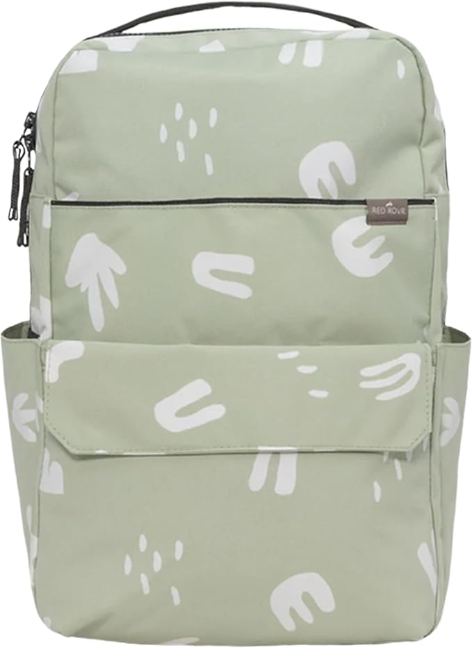 RED ROVR Roo Lightweight 1 LB Diaper Bag Backpack | 11 organizational pockets| Durable & Water-Resistant (Pear Doodle)