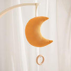 Baby Travel Toy with Music Box - Brahm's Lullaby Pull Musical Toy, Baby Mobile Crib Bed Bell Toy for Carriers and Cribs