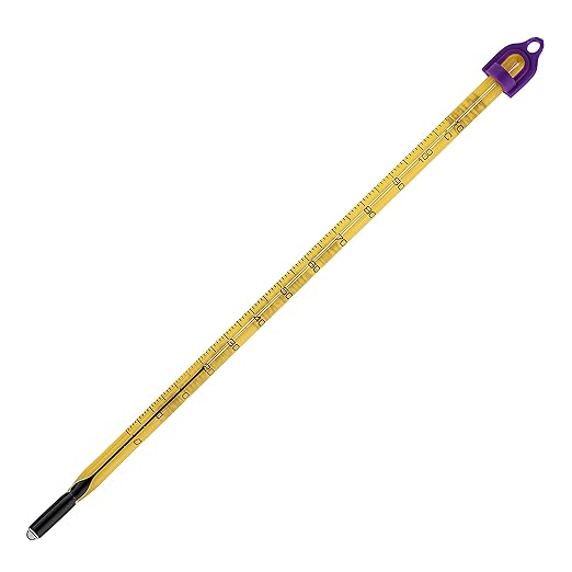 SP Bel-Art H-B Easy-Read Liquid-In-Glass Laboratory Thermometer, -10 to 110°C, Total Immersion, Enviro-Safe, Lead-Free, Biodegradable, Accurate, NIST Traceable for Labs, Pharma, Food Processing