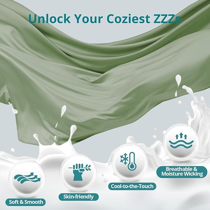 Sasttie Pregnancy Pillows for Sleeping, Jumbo U Shaped Cooling Full Body Pillow with Removable Cover, Pregnant Women Must Haves, Maternity Essential, Green