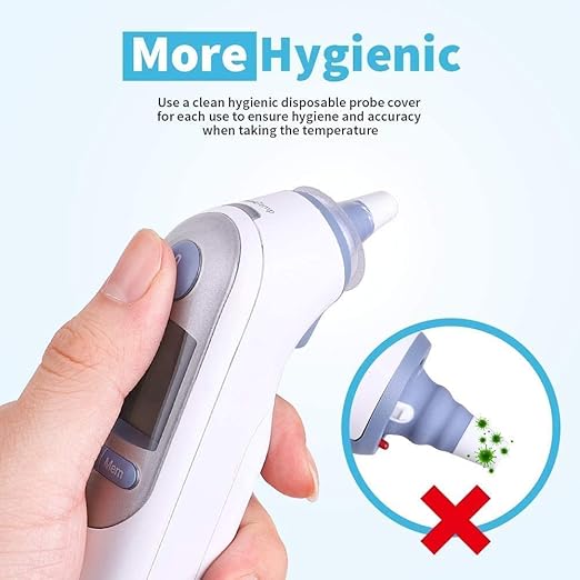 800 Pack Ear Thermometer Probe Covers/Refill Caps/Lens Filters for All Braun Thermometers Models and Other Types of Digital Disposable