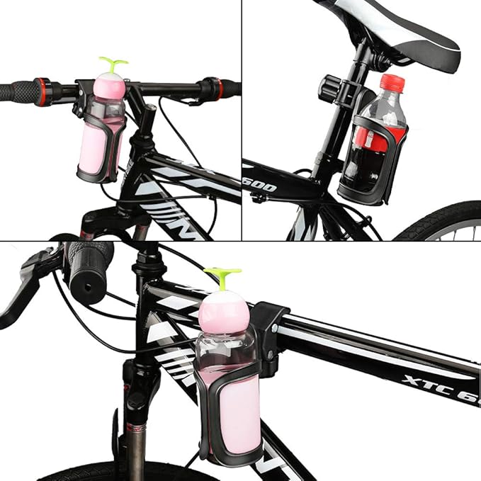 Accmor Stroller Cup Holder, Universal Cup Holder for Uppababy, Nuna, Doona Strollers, 360 ° Rotatable Bottle Holder for Stroller, Bike, Wheelchair, Walker, Scooter